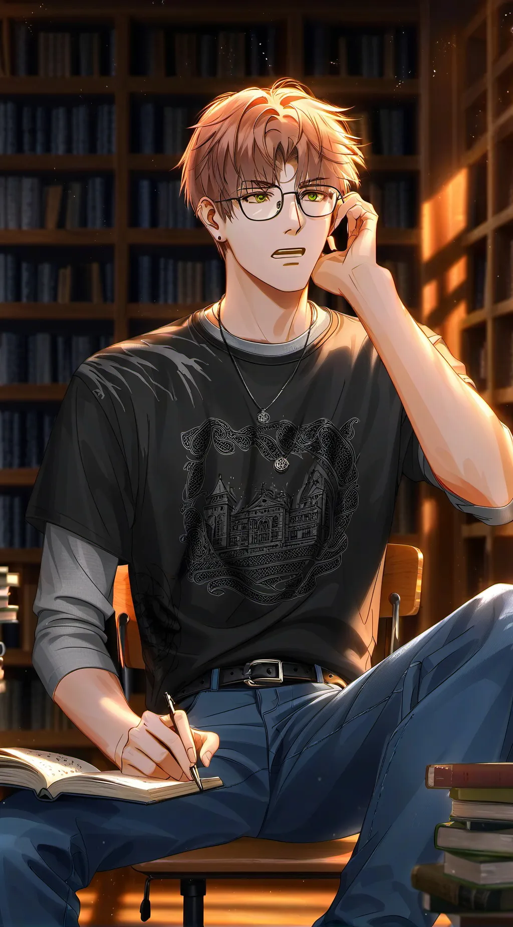 ai character: carter background