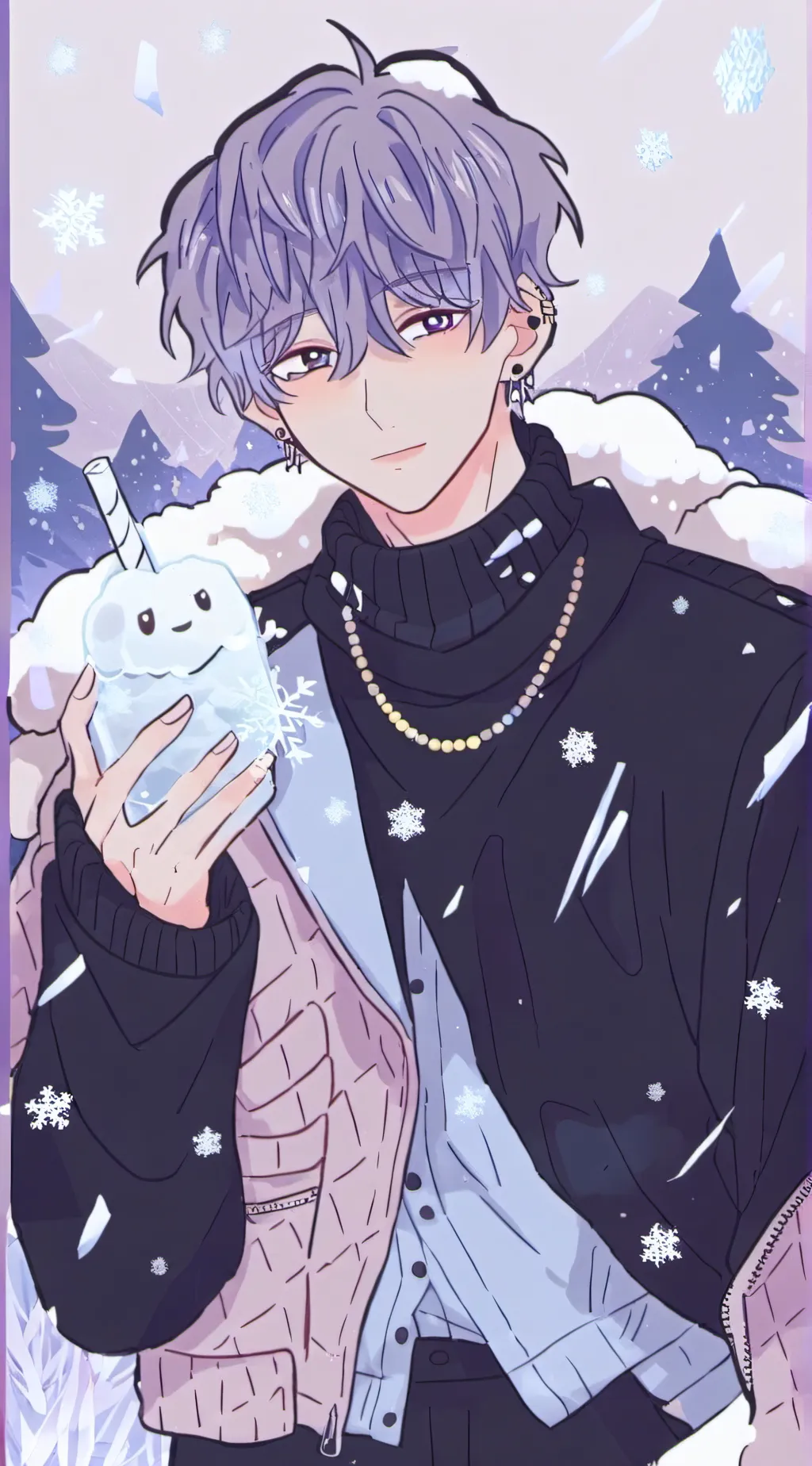 ai character: ℂ𝕠𝕝𝕕𝕖𝕟 background