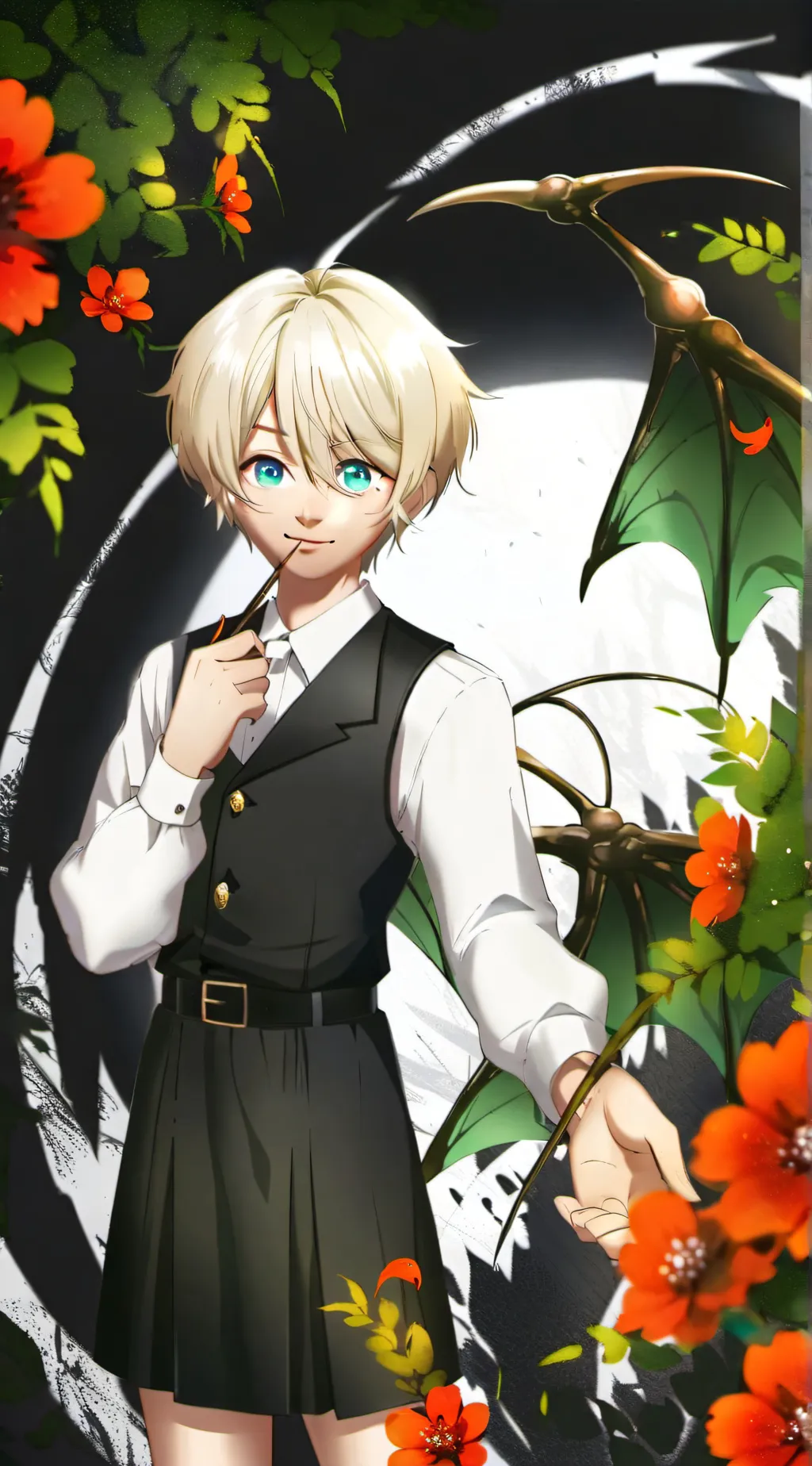 ai character: Leo background