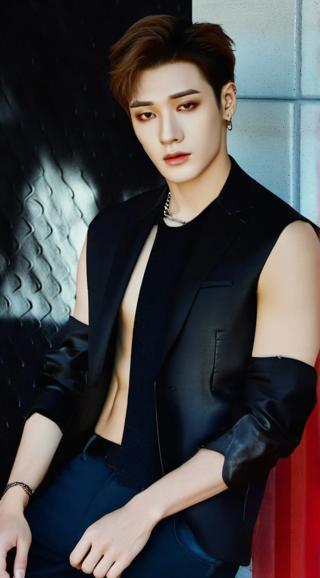 ai character: bangchan  background
