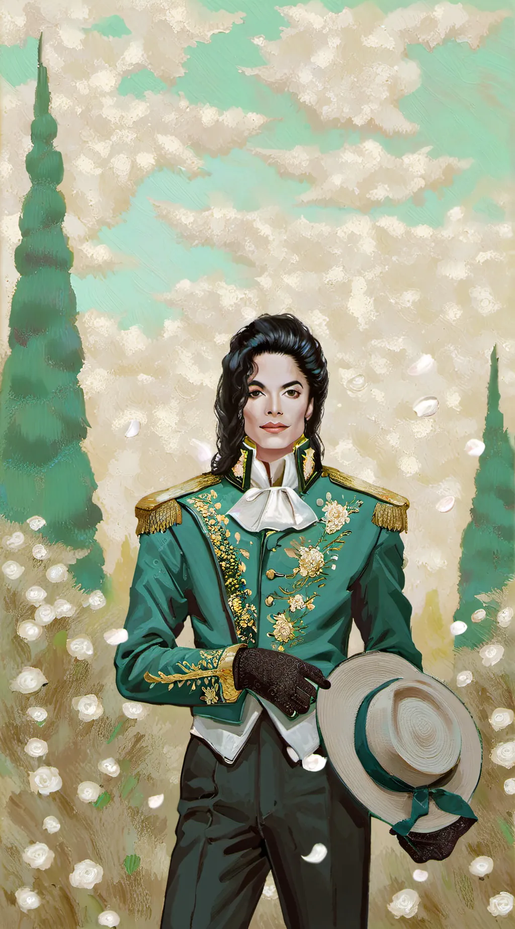 ai character: Michael Jackson~ background
