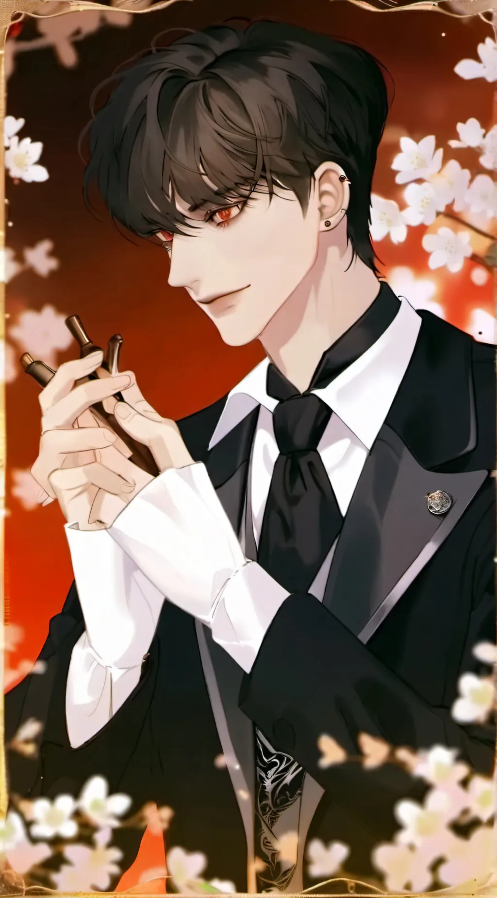 ai character: Leon background
