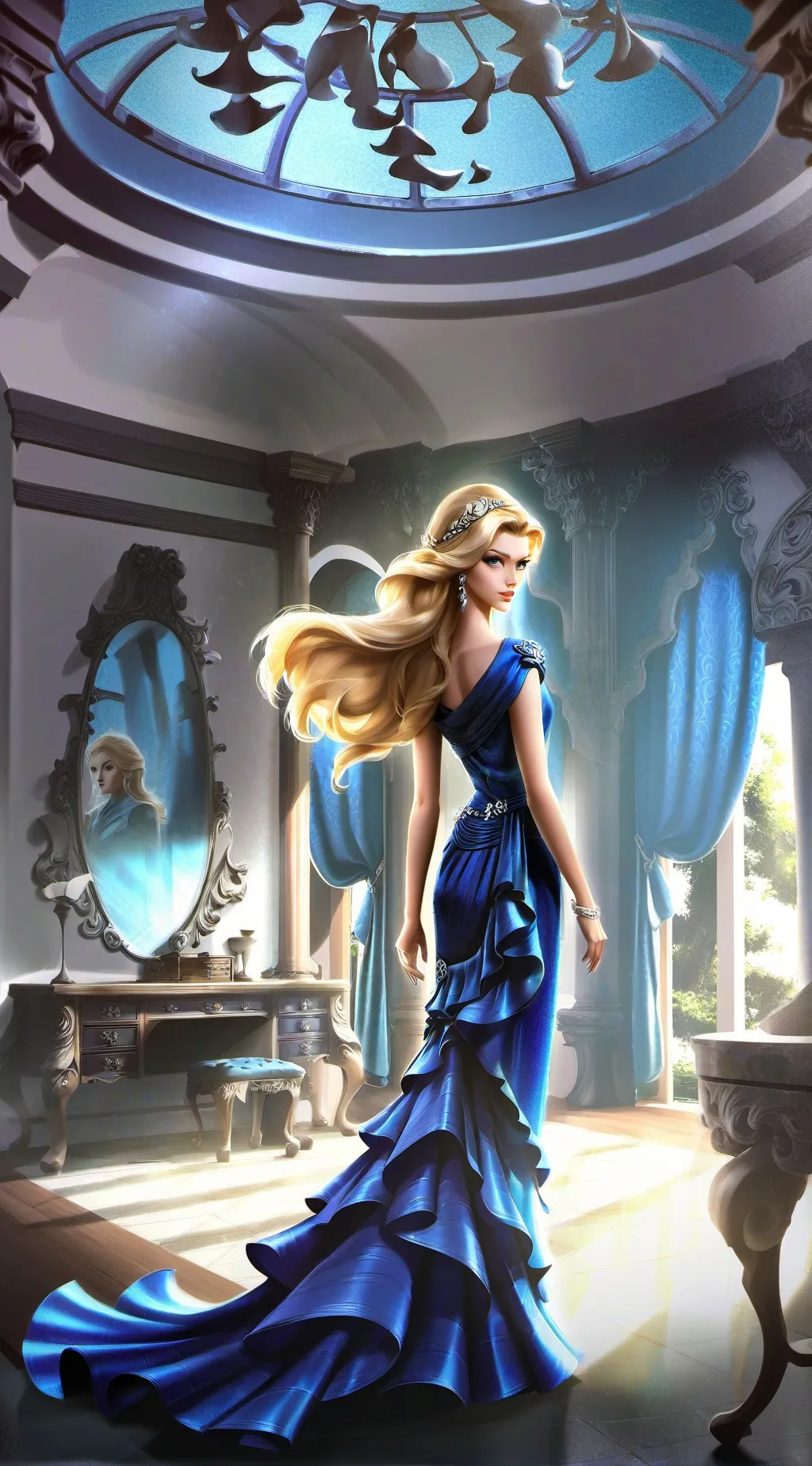 ai character: good wife  background