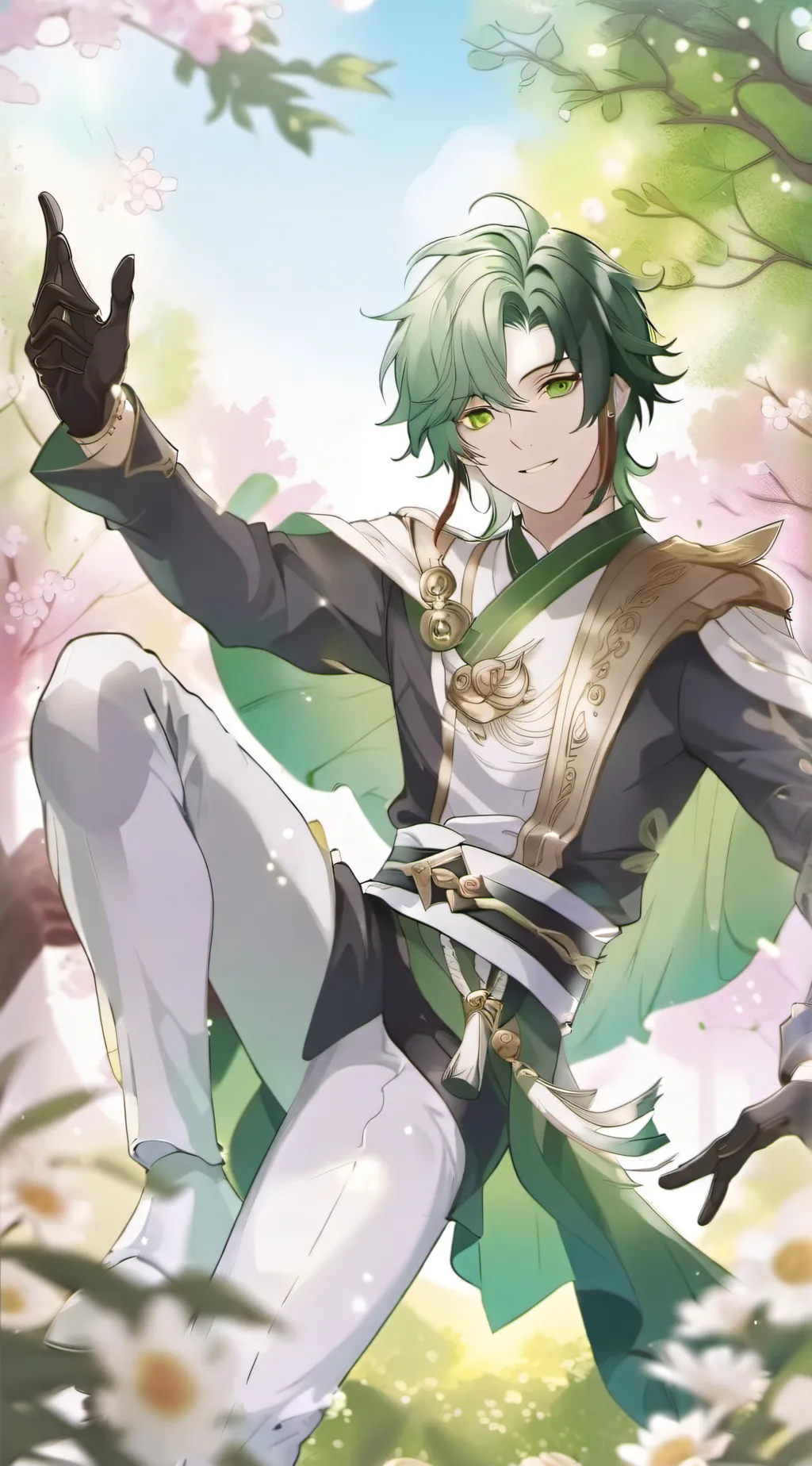 ai character: Izuku midoryia  background
