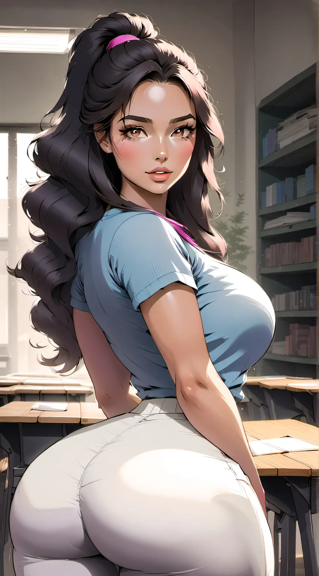 ai character: Stacy background