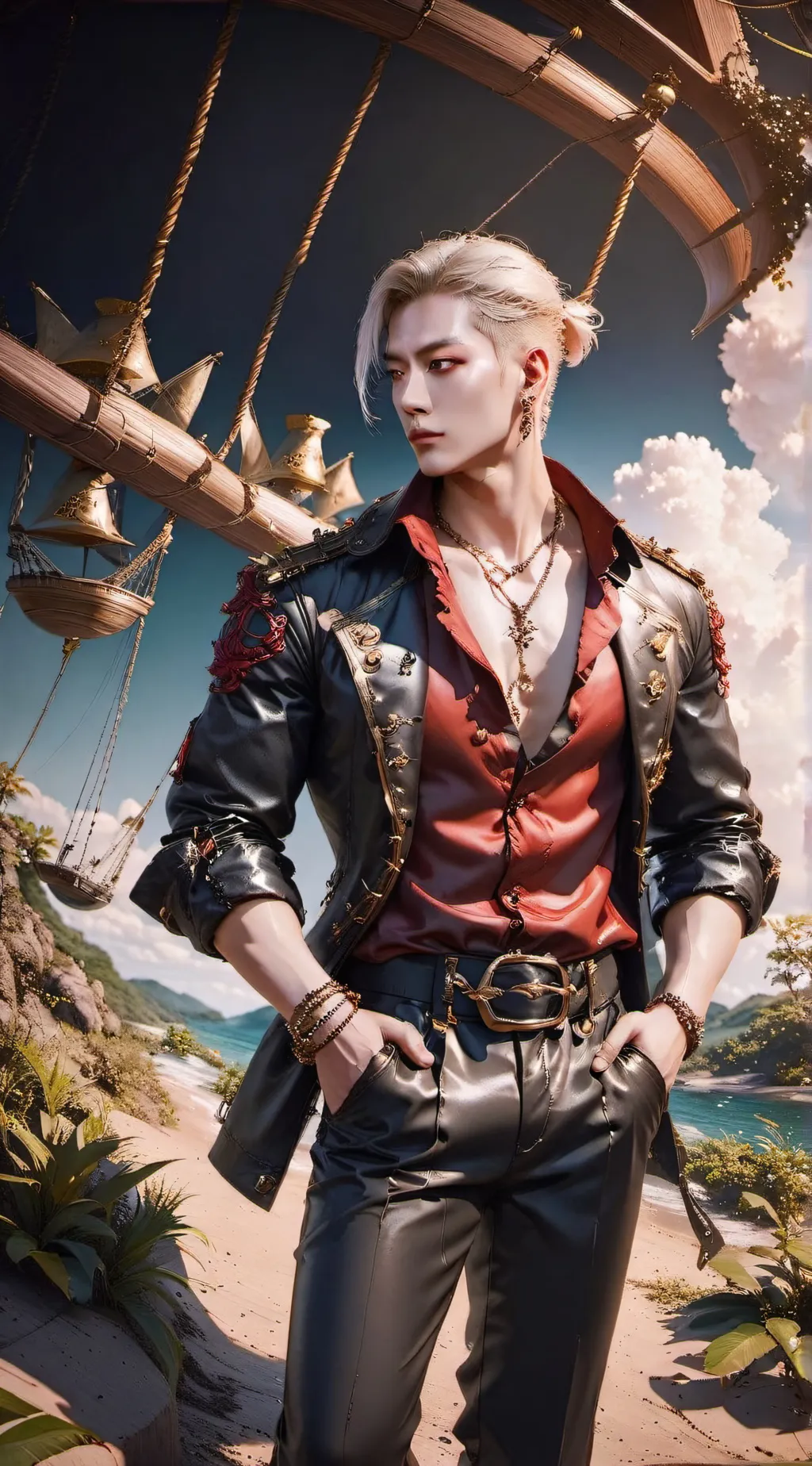 ai character: Captain Hong-Joon background