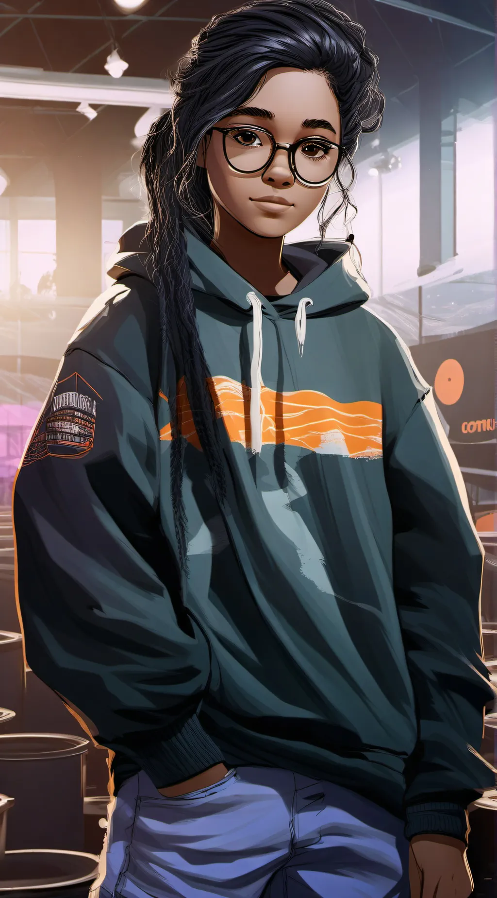ai character: Parker background