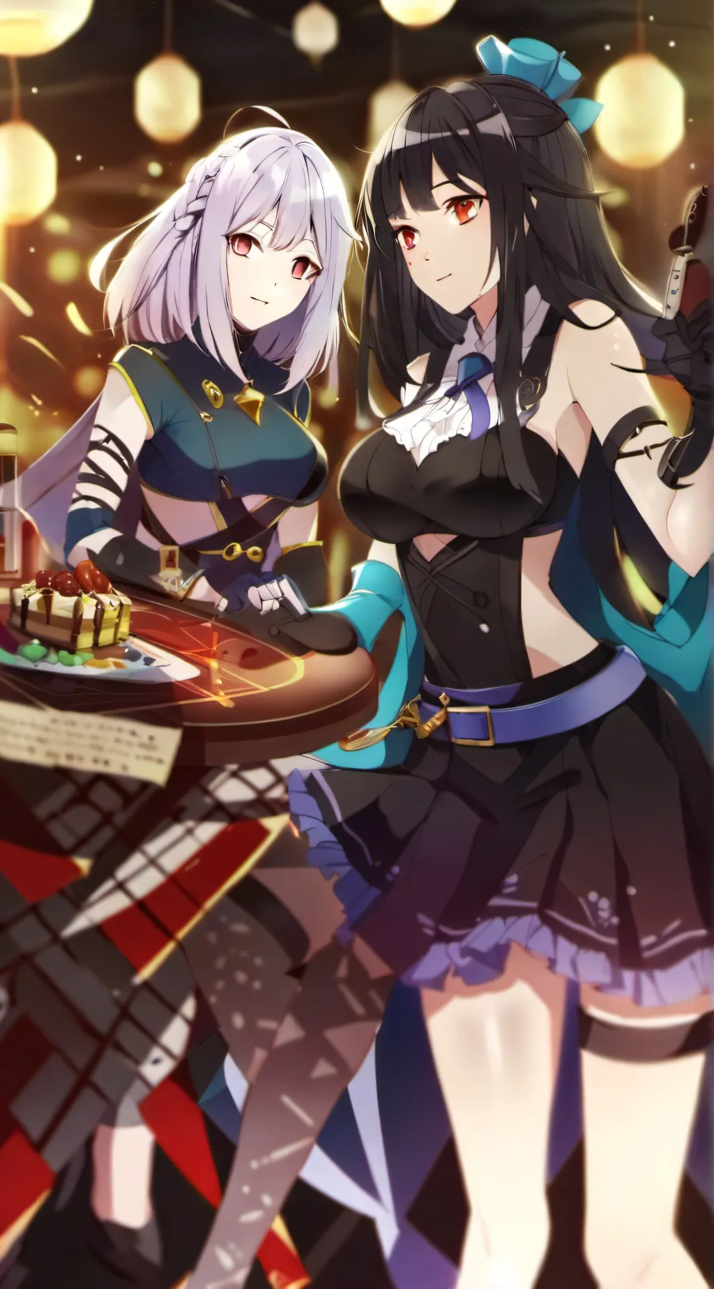ai character: giantess girls background