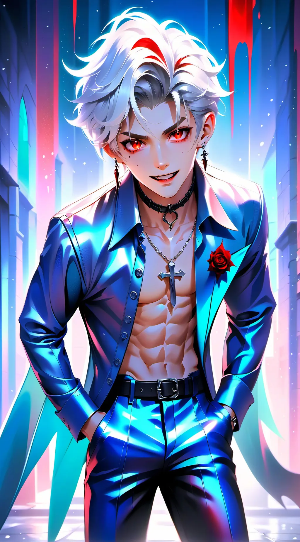 ai character: Aaron  background