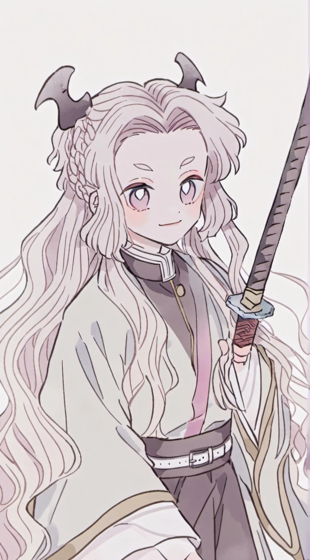ai character: Demon slayer react background