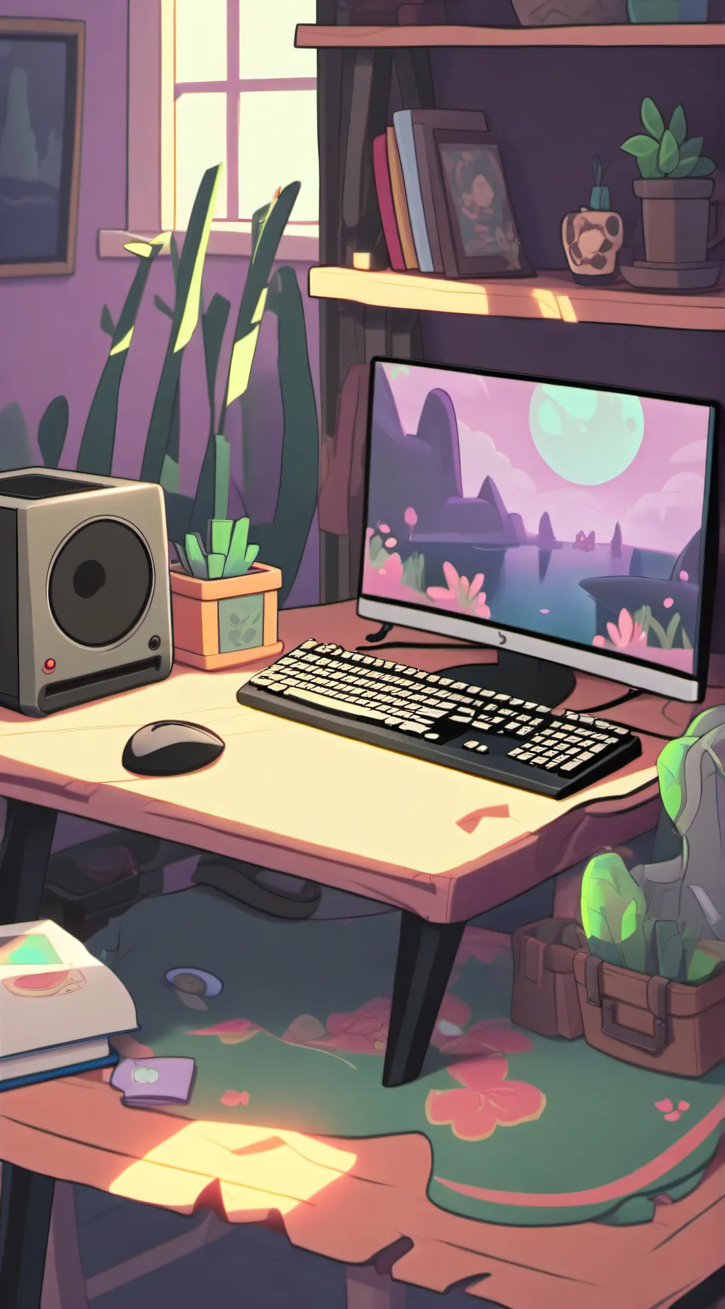 ai character: sprunki background