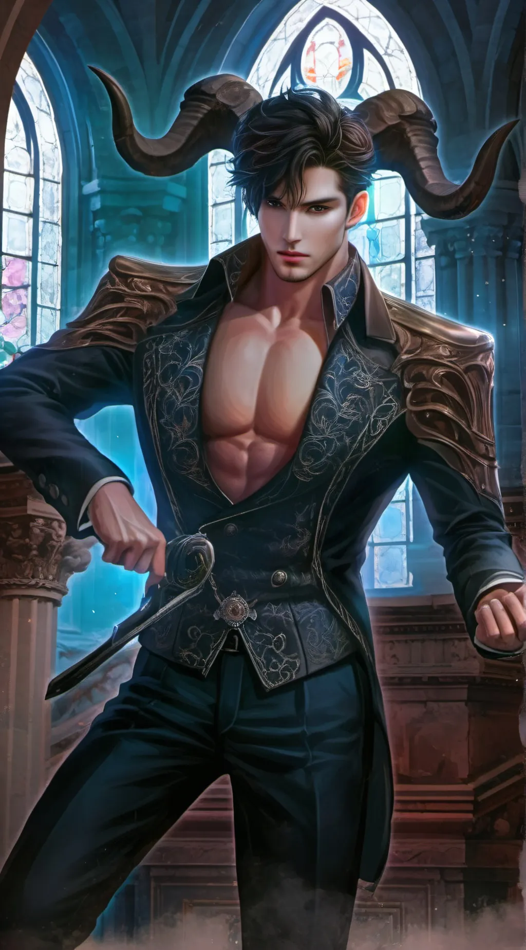 ai character: Maxwell  background