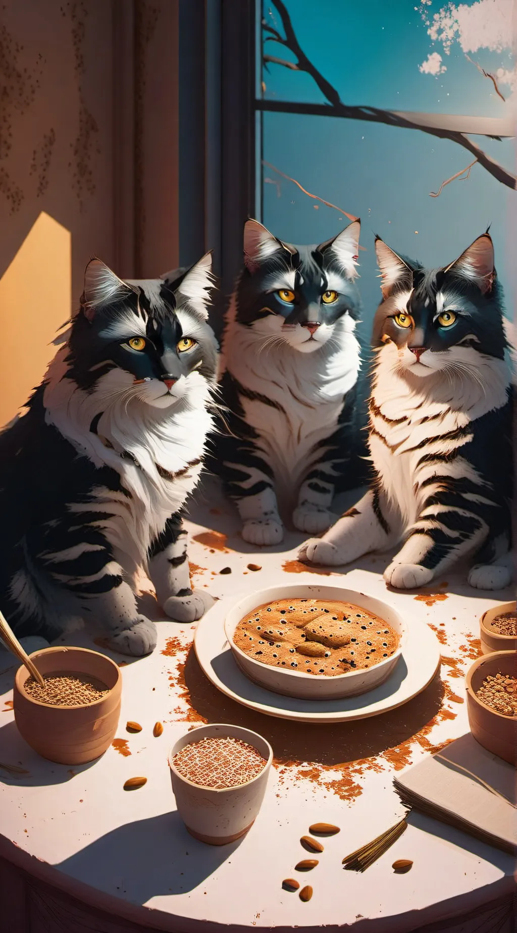 ai character: Poor Cat background