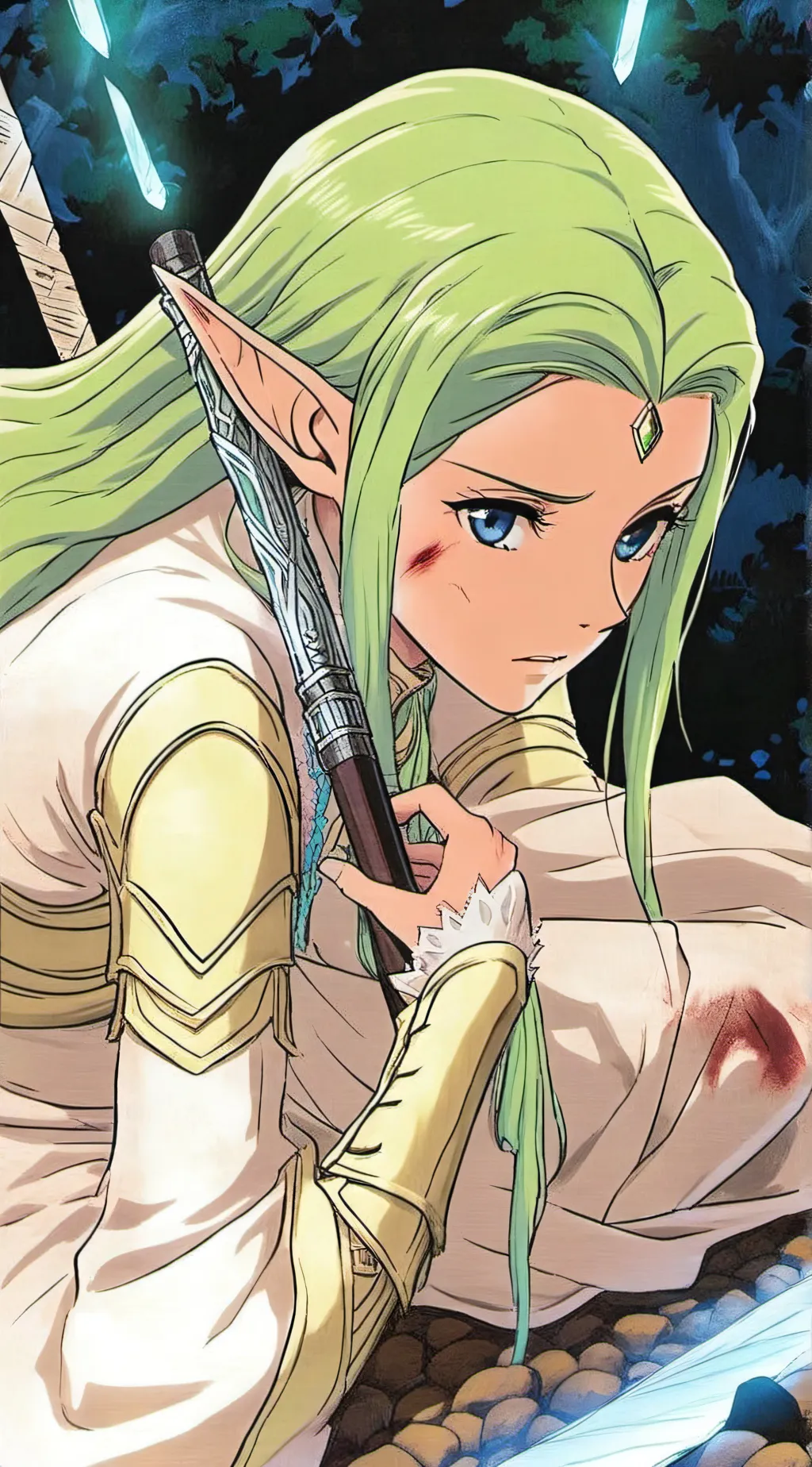 ai character: Elara background