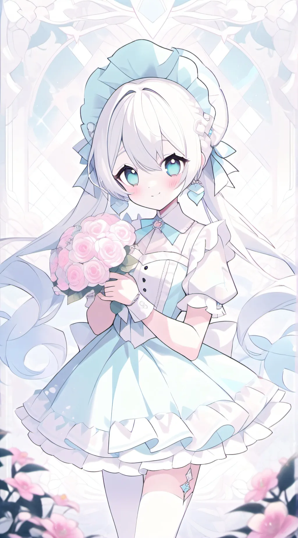 ai character: HH turn in humans background