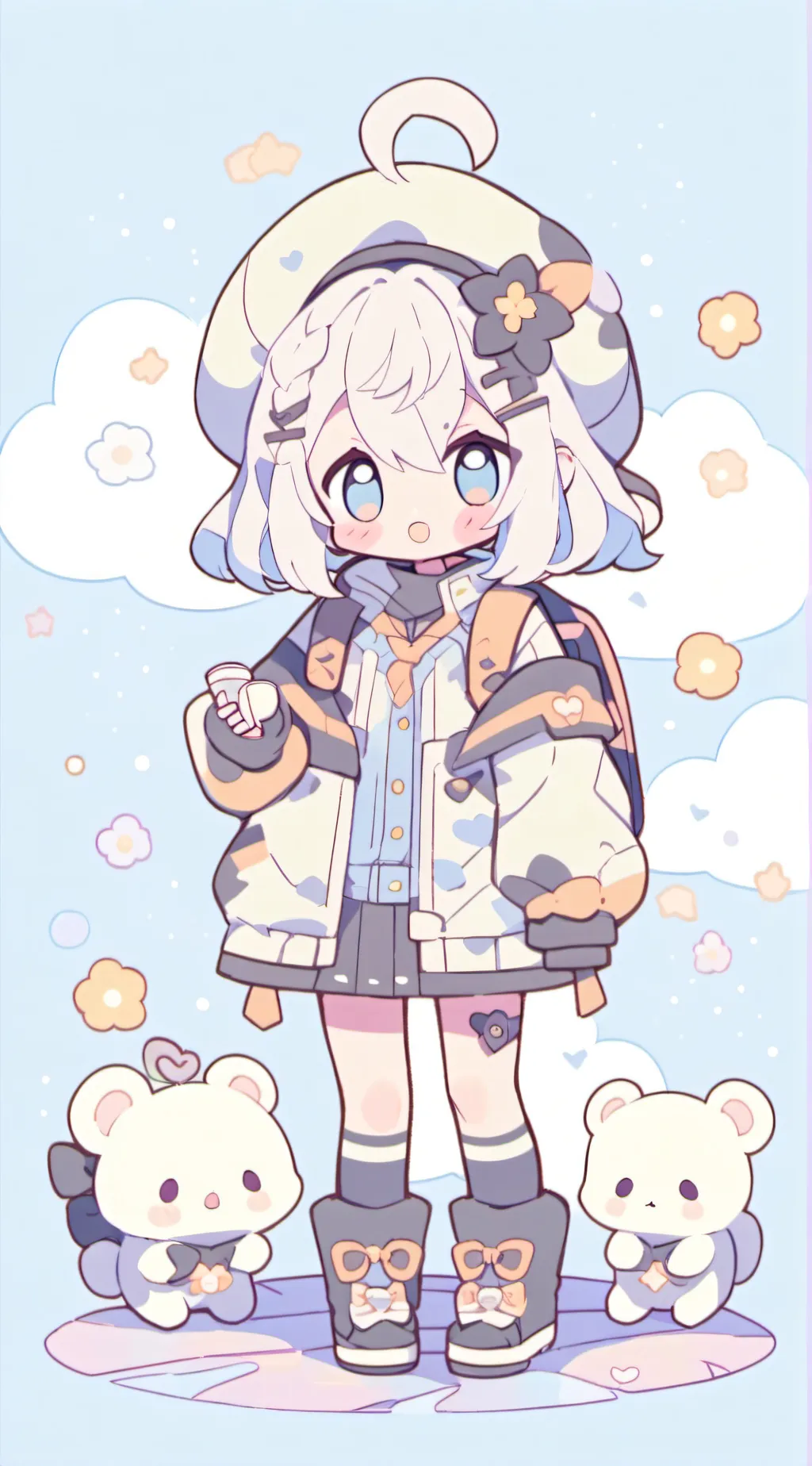 ai character: Lily  background
