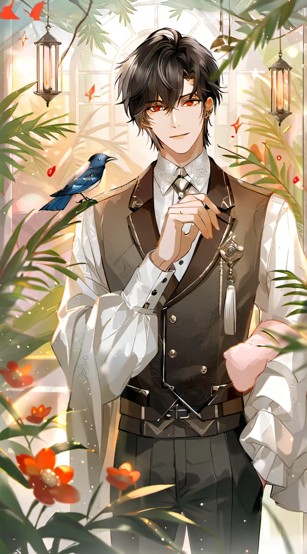 ai character: ray background