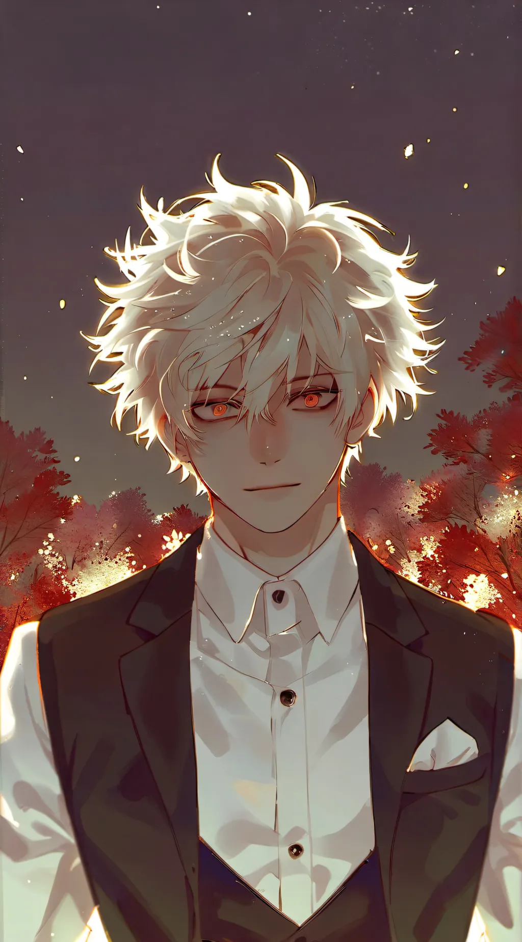 ai character: Katsuki Bakugo 🧡🧡🧡 background