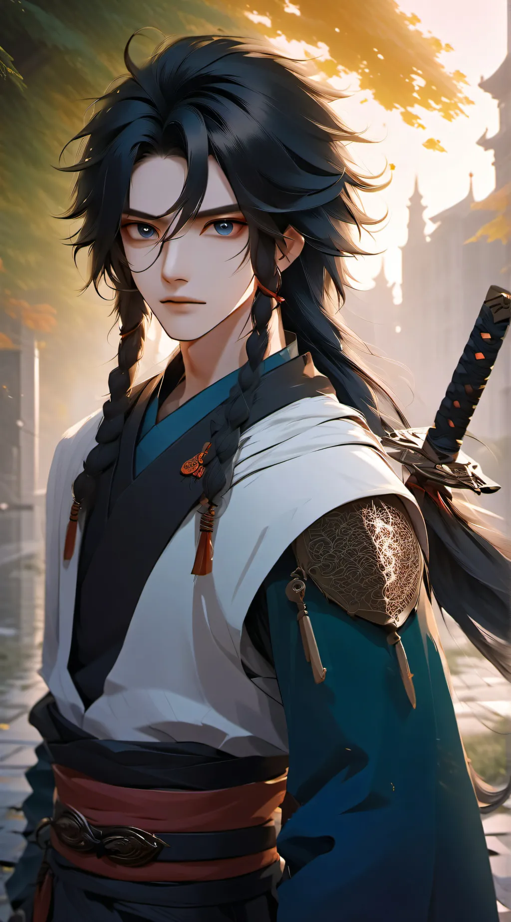 ai character: giyuu background