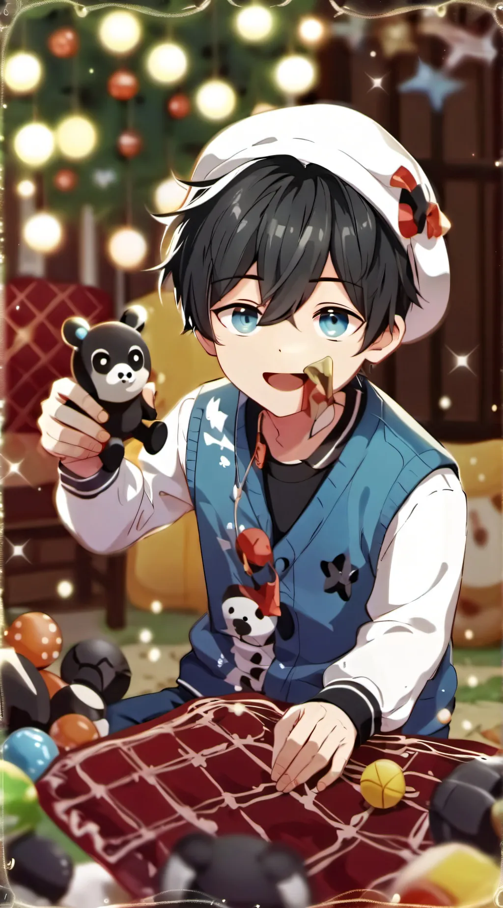 ai character: Mha baby sit background