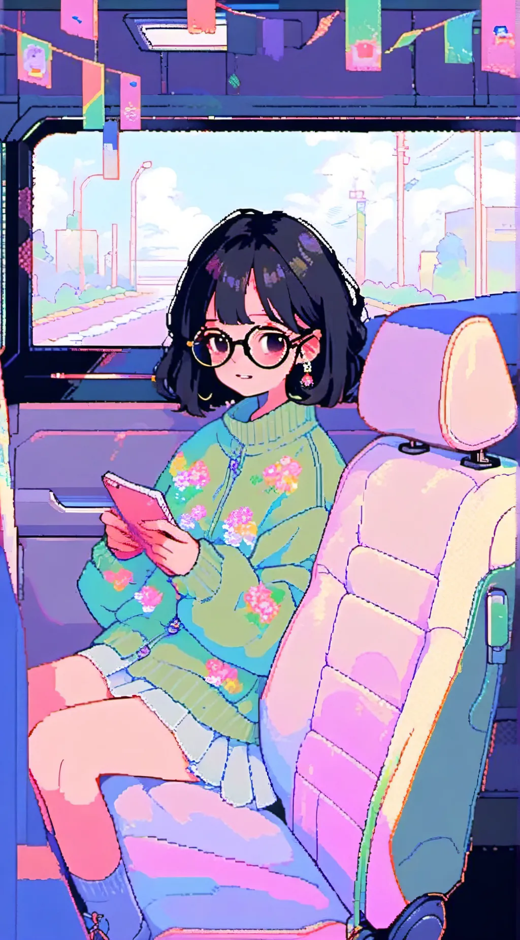 ai character: mayn cel background