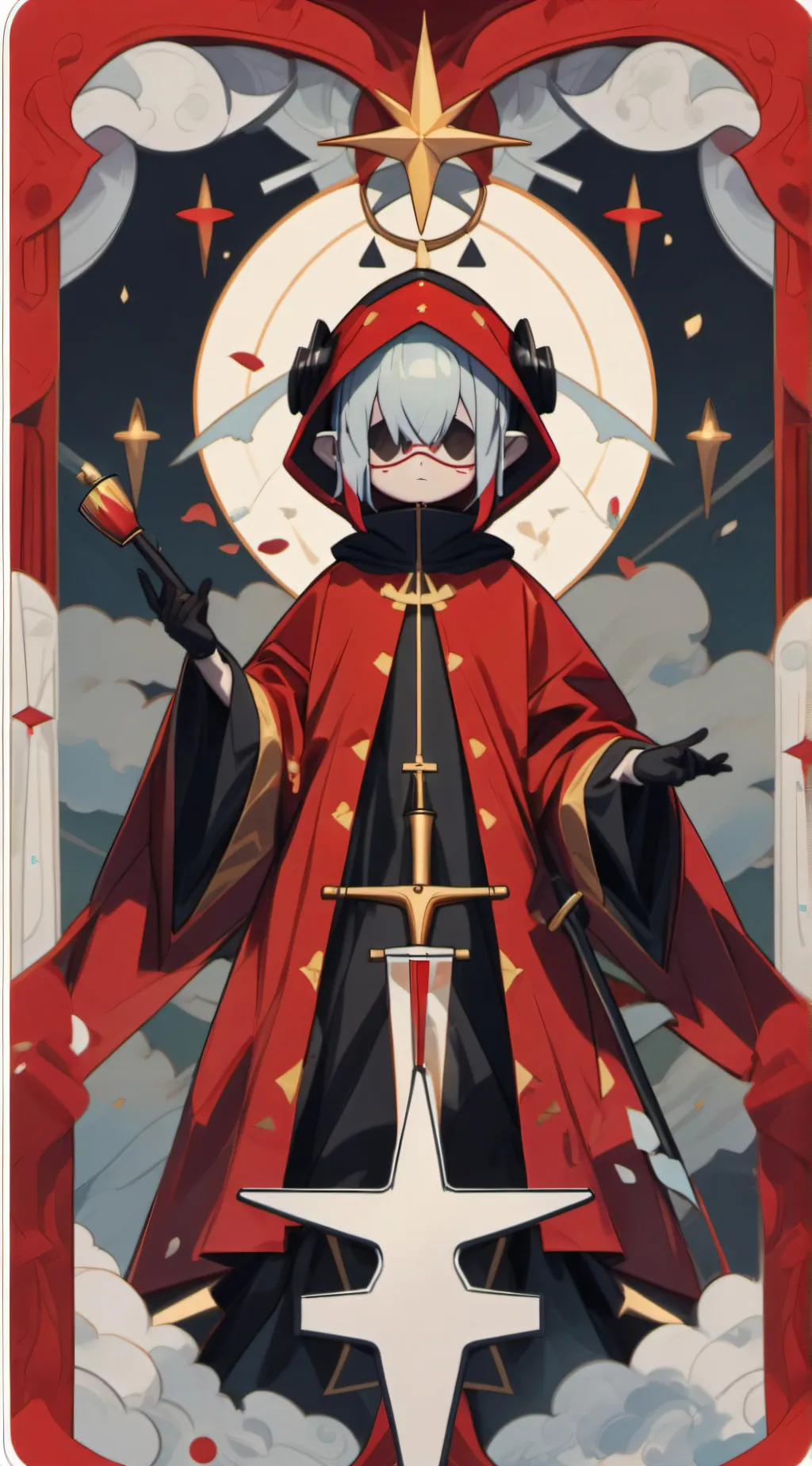 ai character: J murder drones background