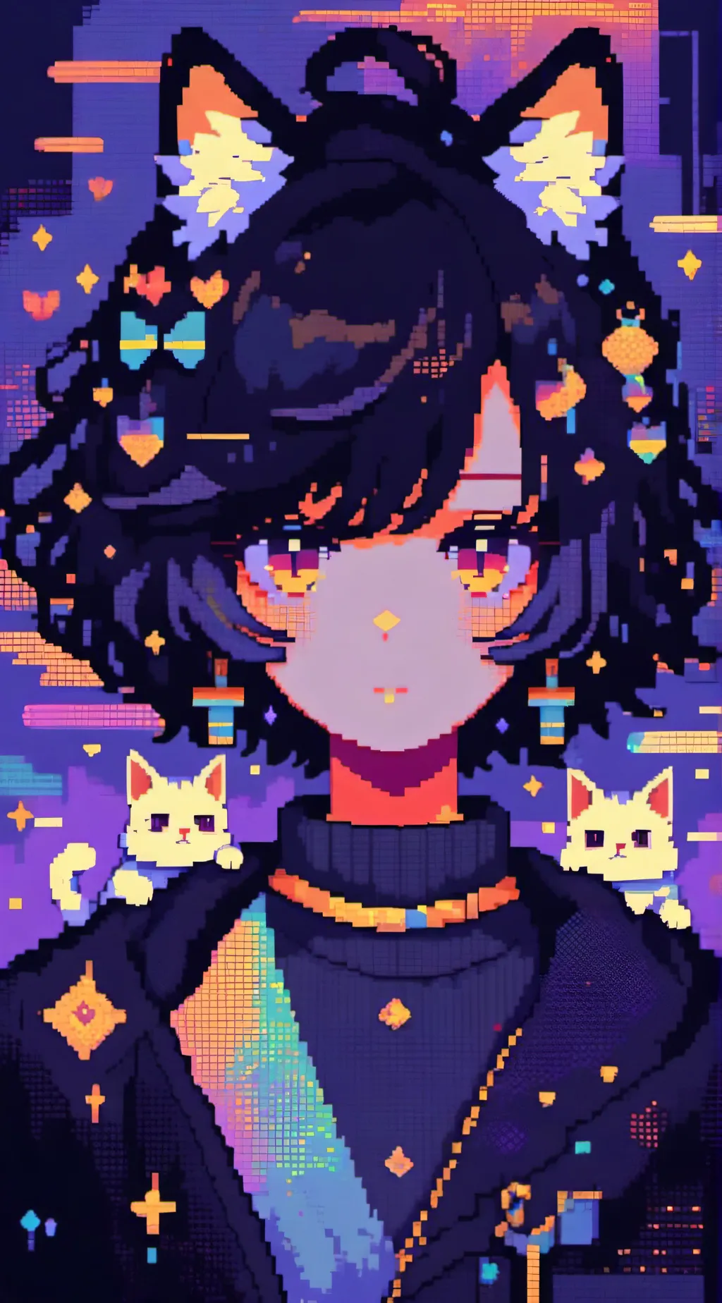 ai character: LESBIAN FOR ✨ LIFE background