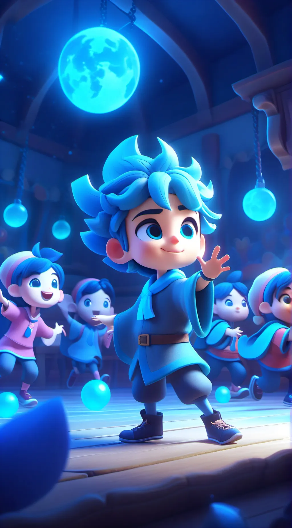 ai character: fandom School background