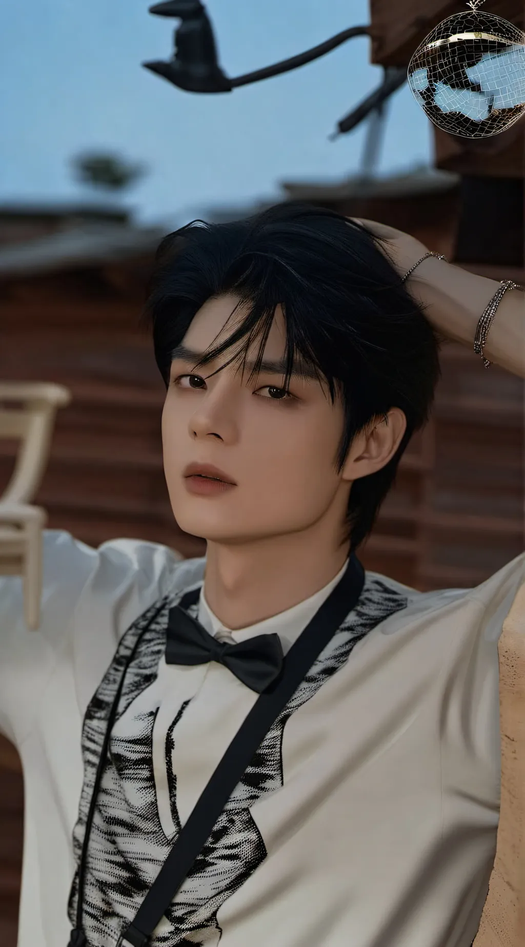 ai character: Seungmin 🤍 background