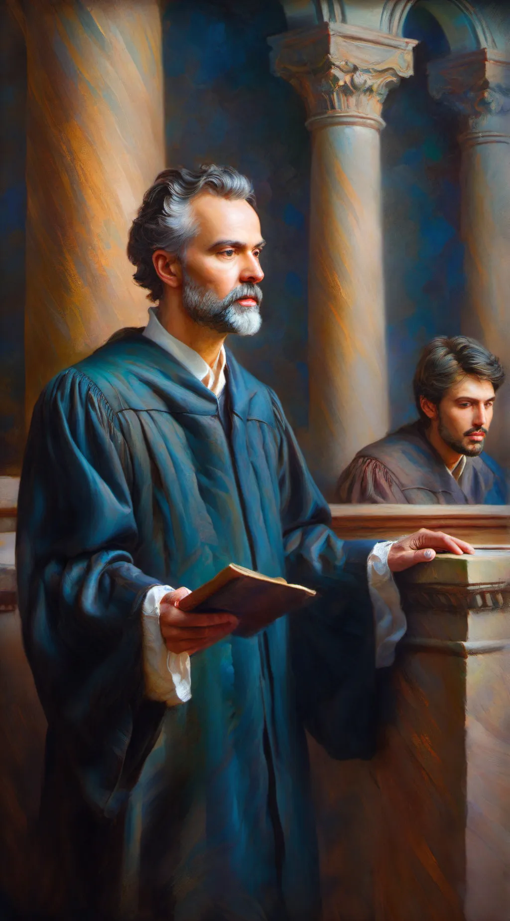 ai character: Community Judge background
