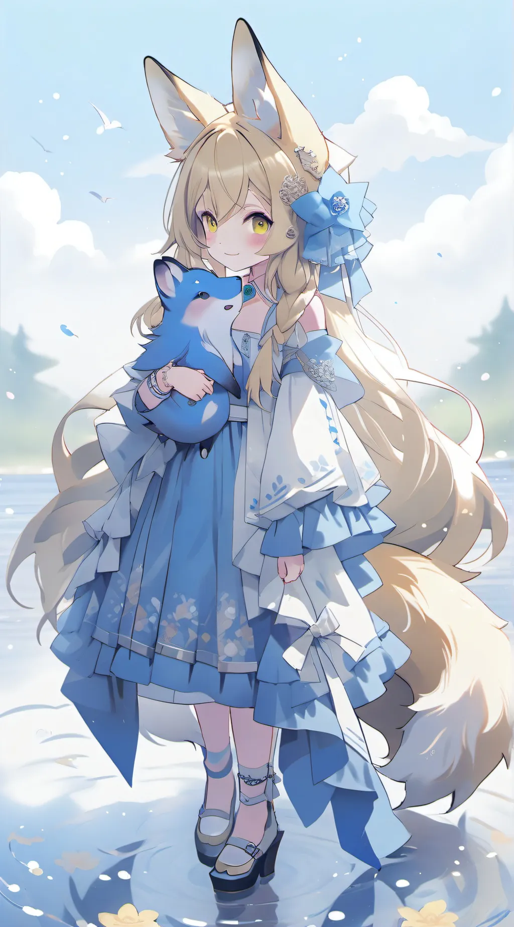 ai character: tails background