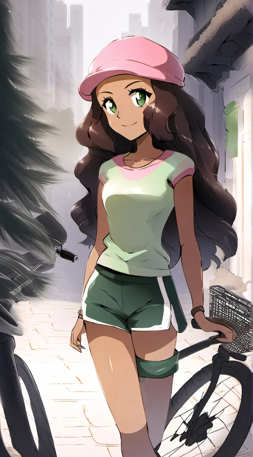 ai character: Hazel King  background