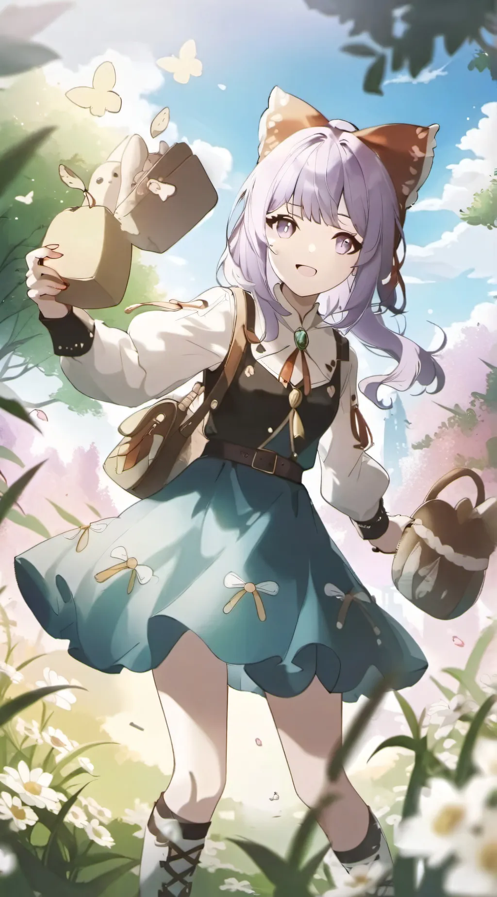 ai character: Make her mad background