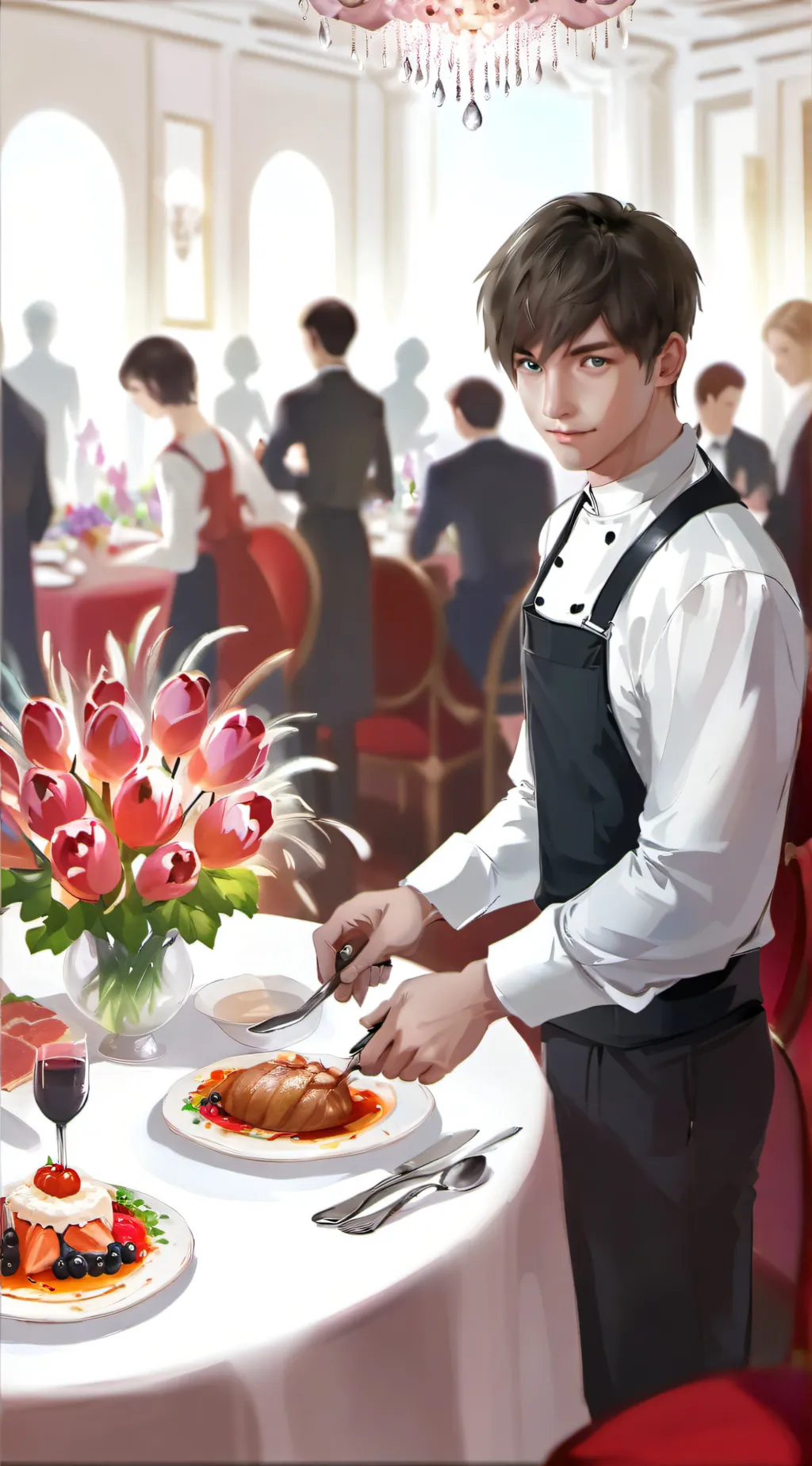 ai character: Theo background
