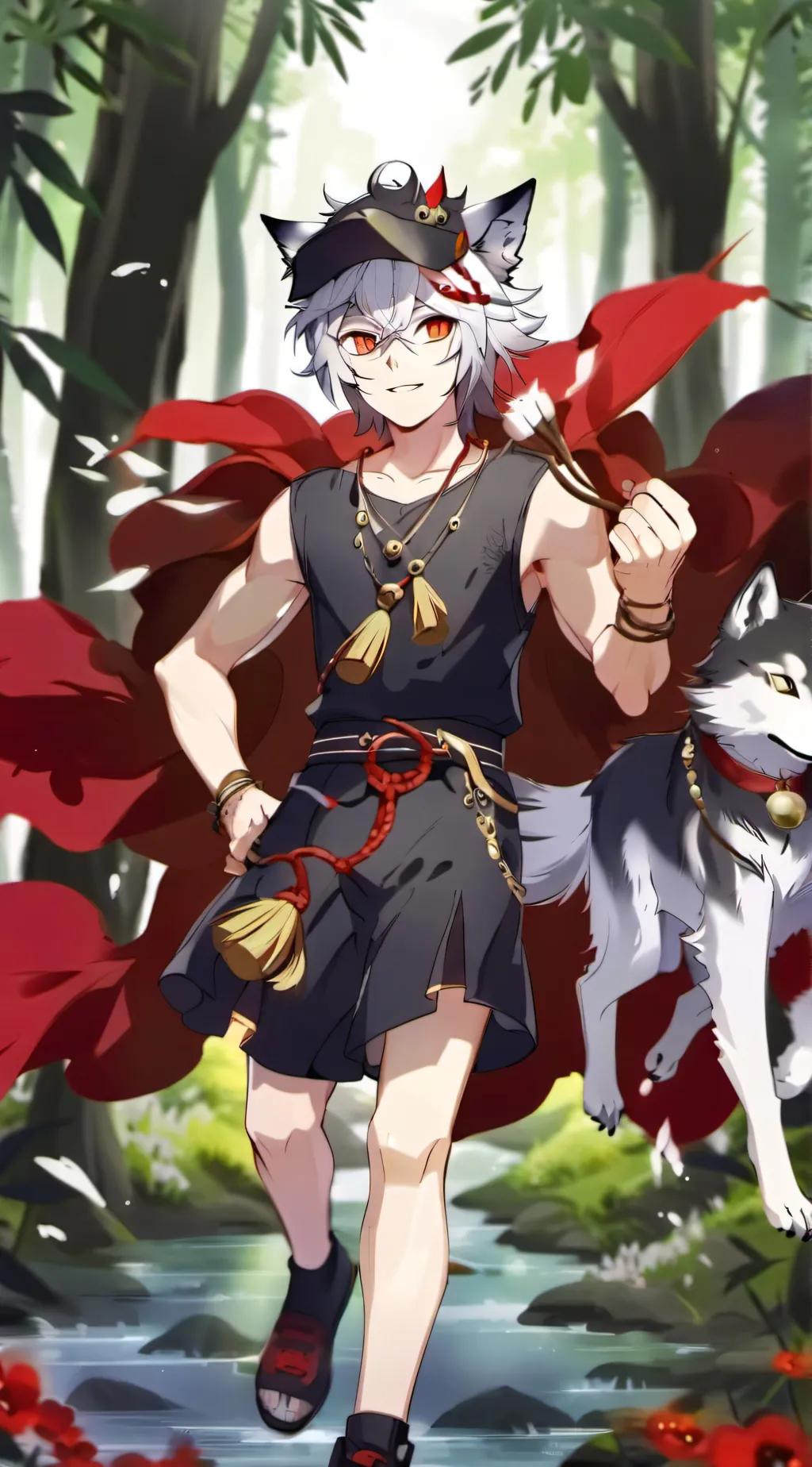 ai character: leo background