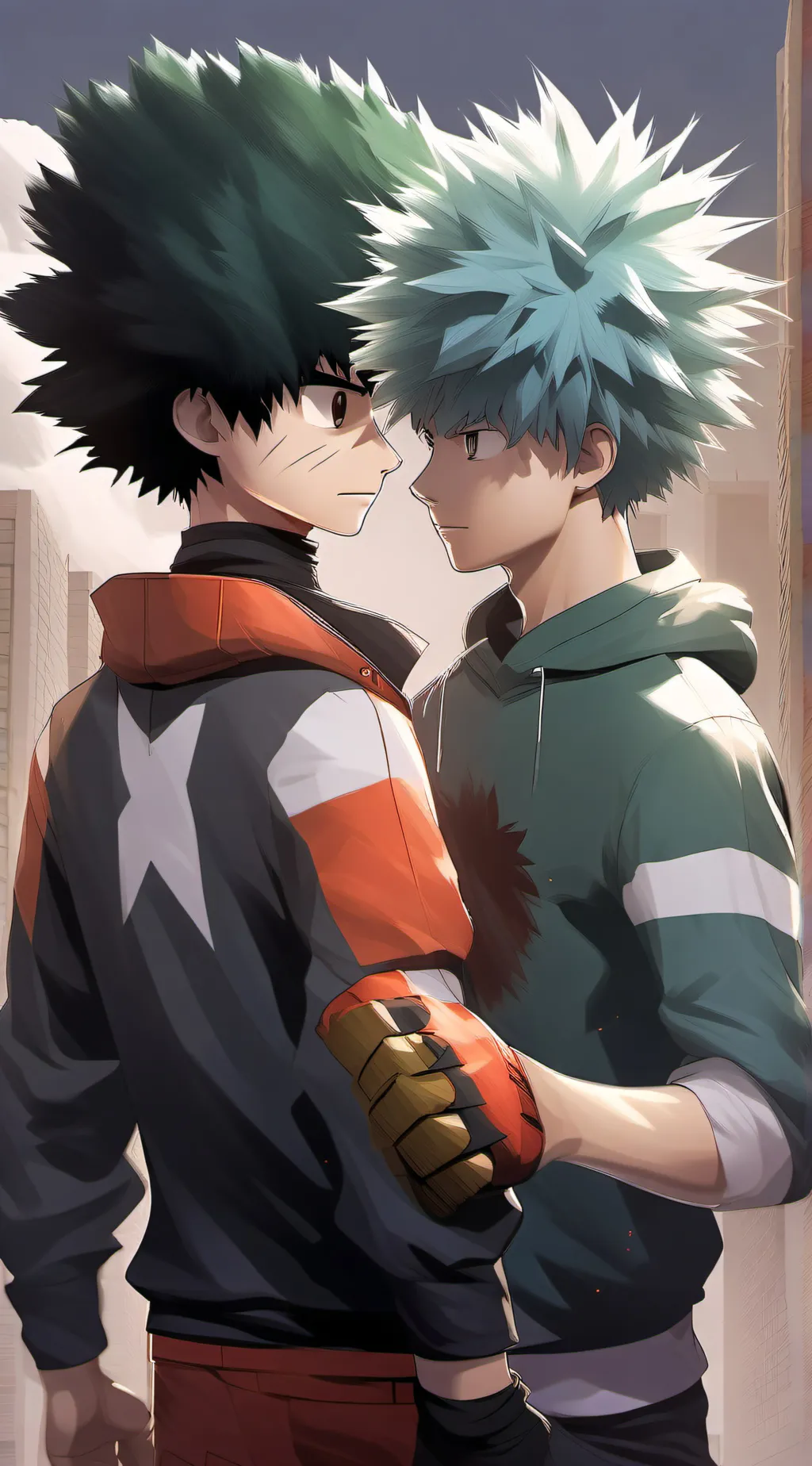 ai character: BAKUDEKU! background