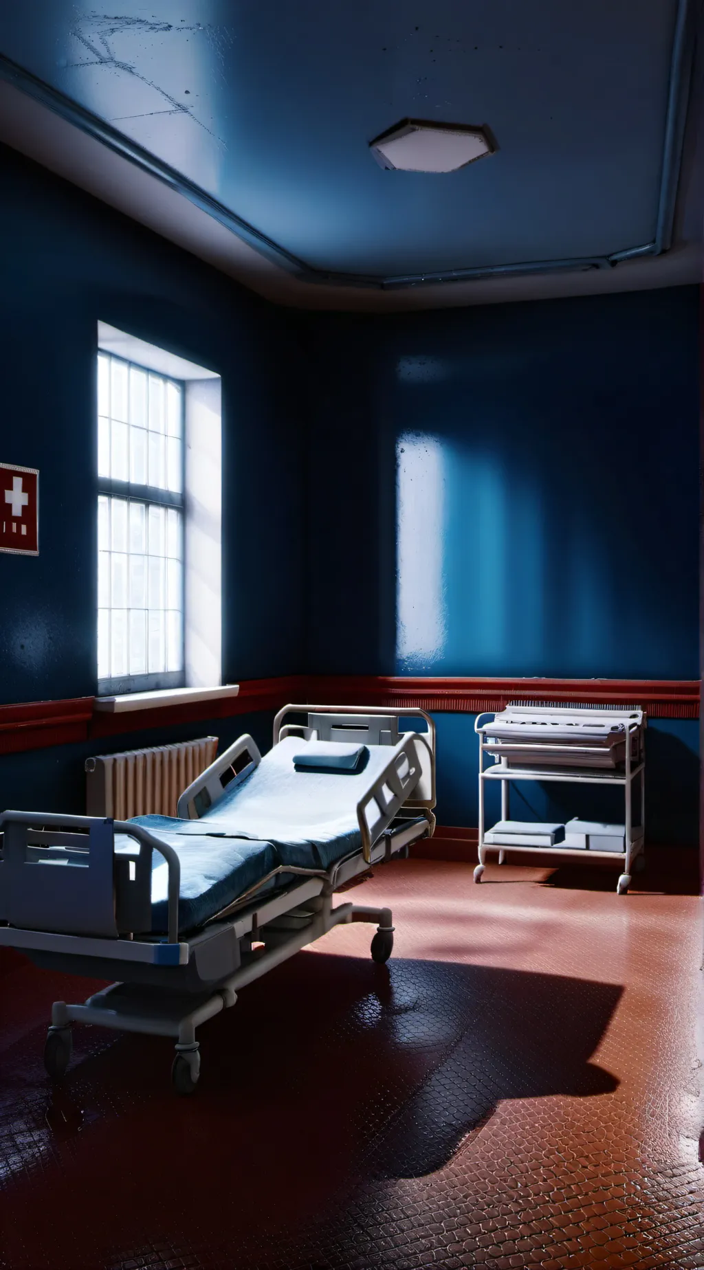 ai character: Mental hospital  background