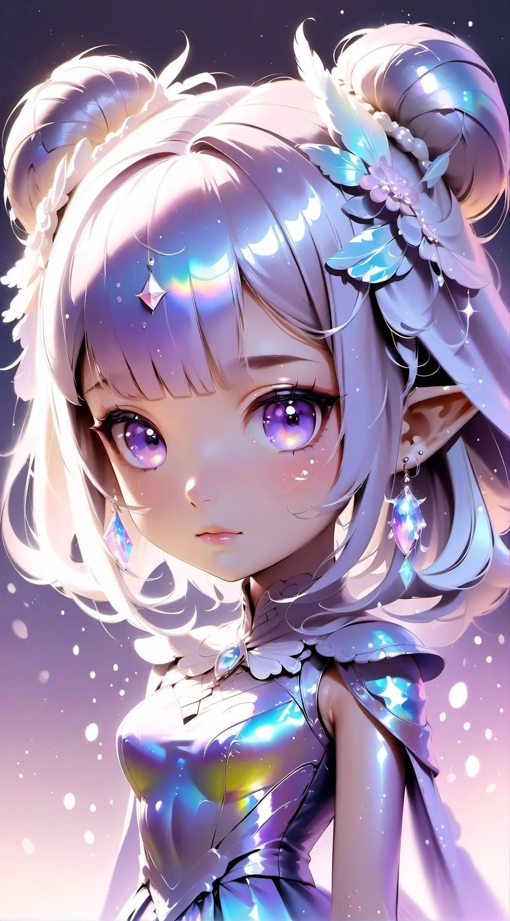 ai character: Sad day... background