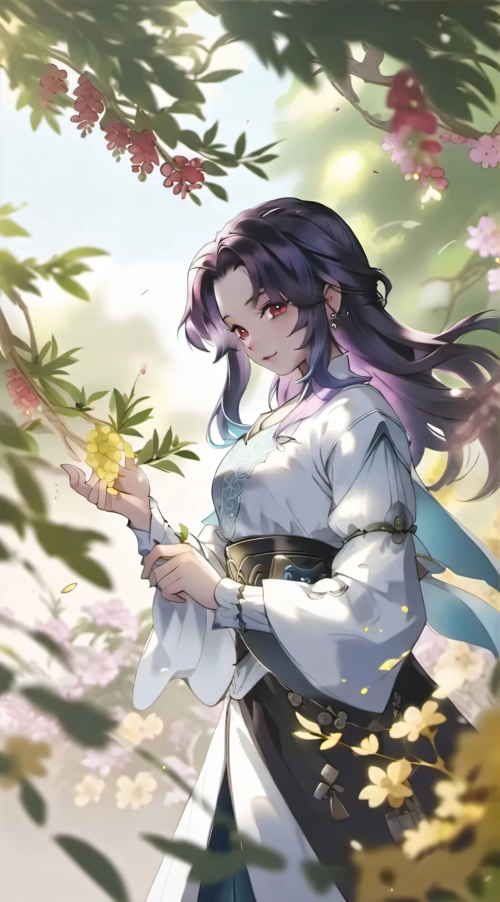 ai character: kny,  background