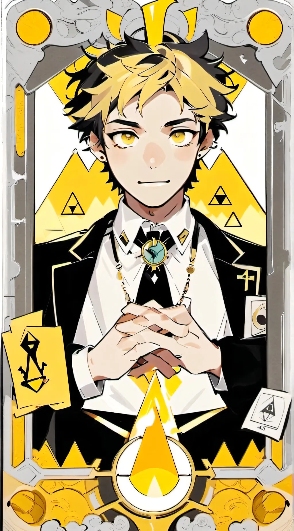 ai character: •BILL CYPHER• background