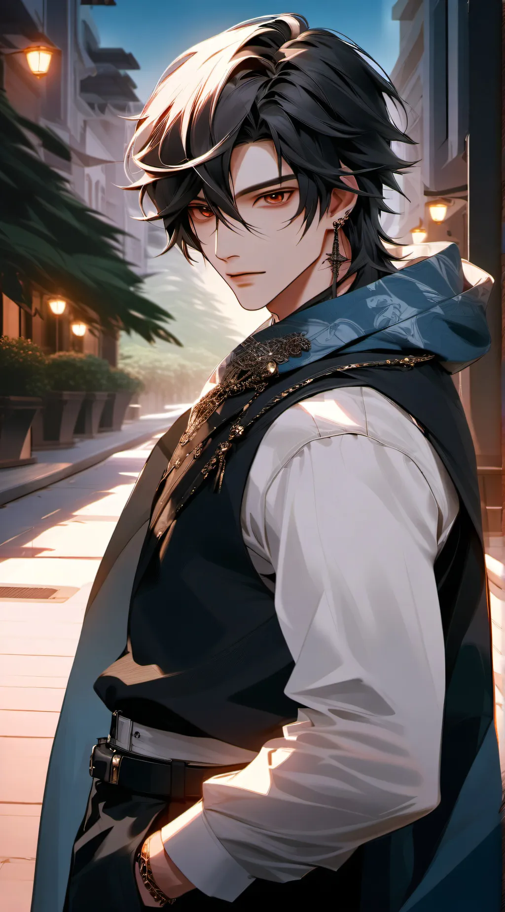 ai character: Chris  background