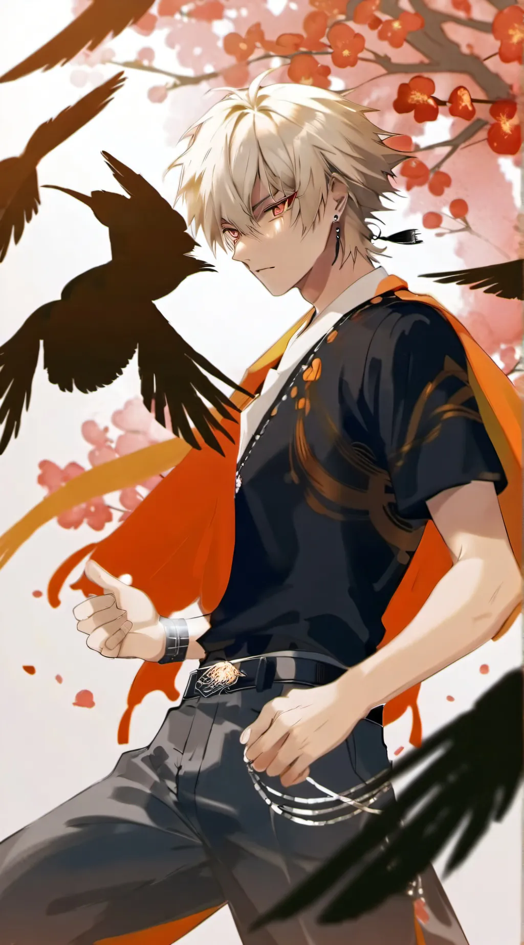 ai character: Bakugo,mha francai background