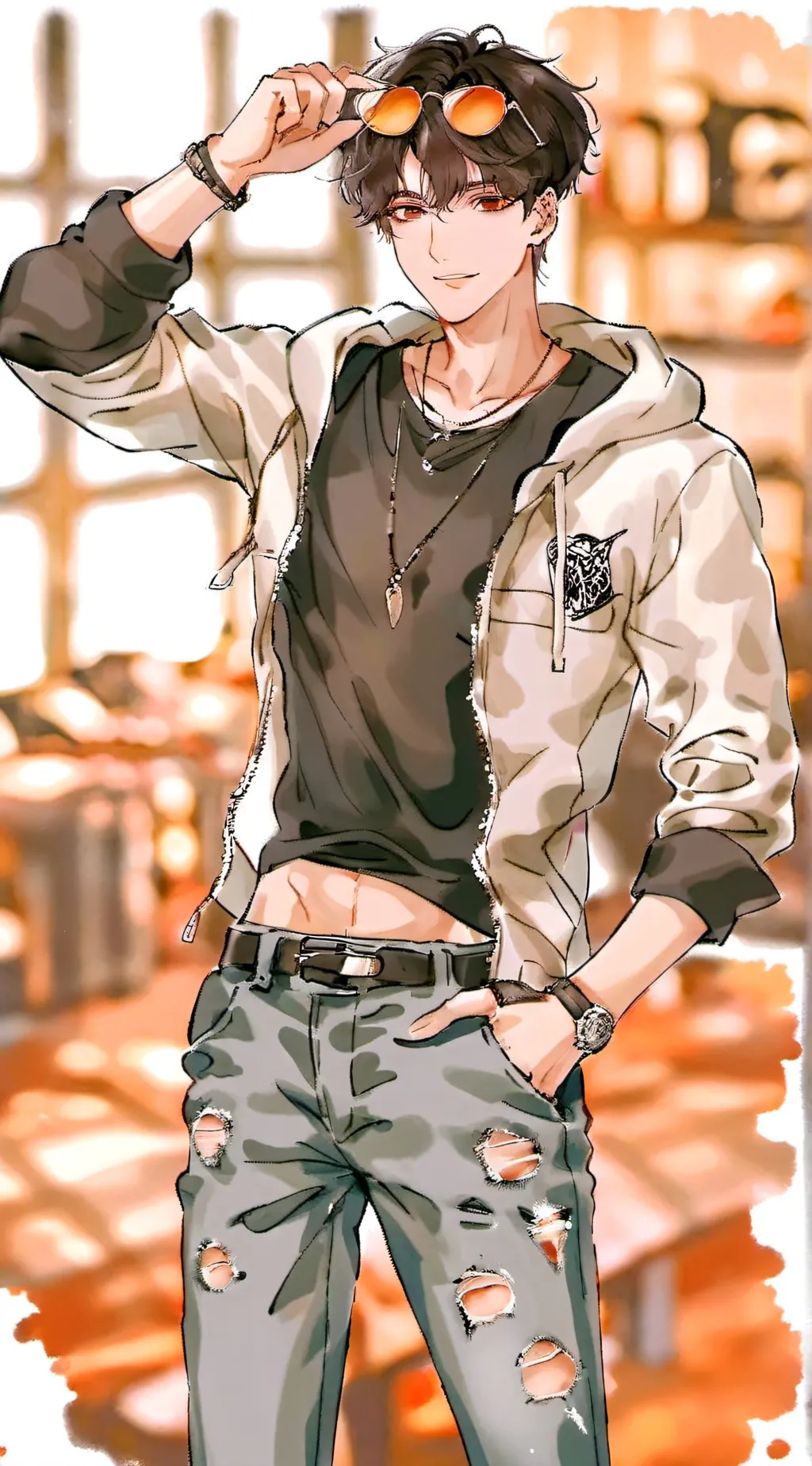 ai character: Asher background