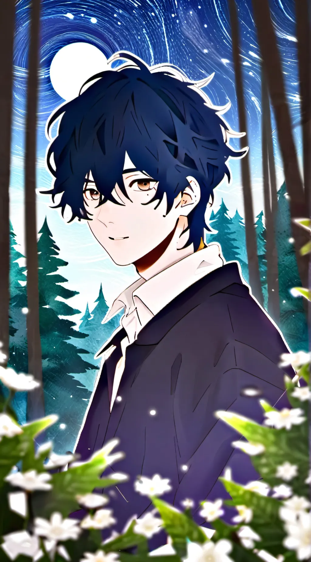 ai character: Ezra Lynch  background
