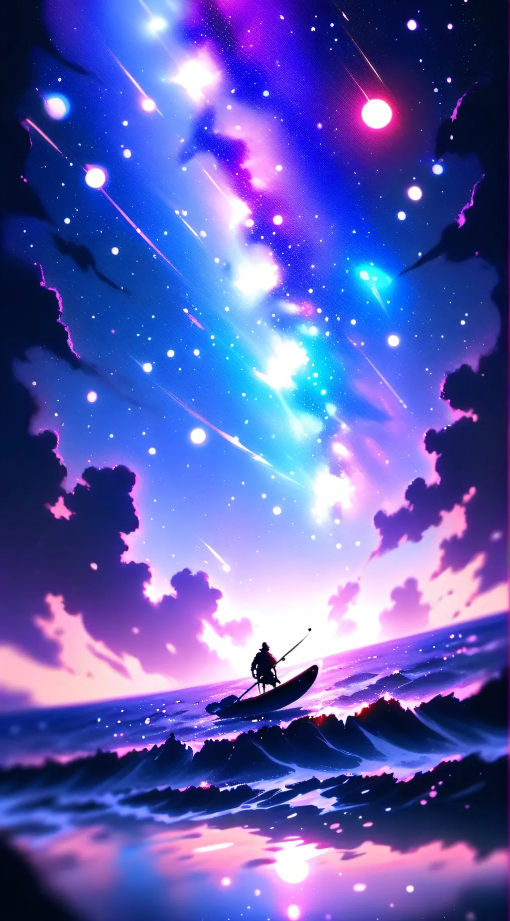 ai character: the galaxy  background