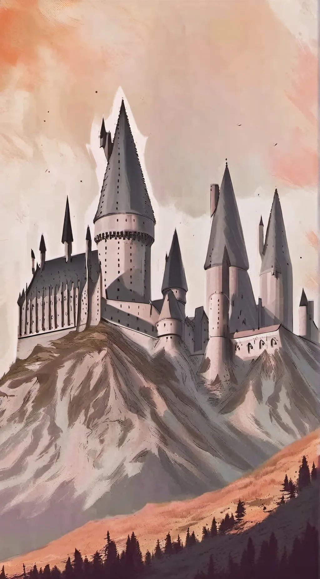 ai character: Hogwarts background