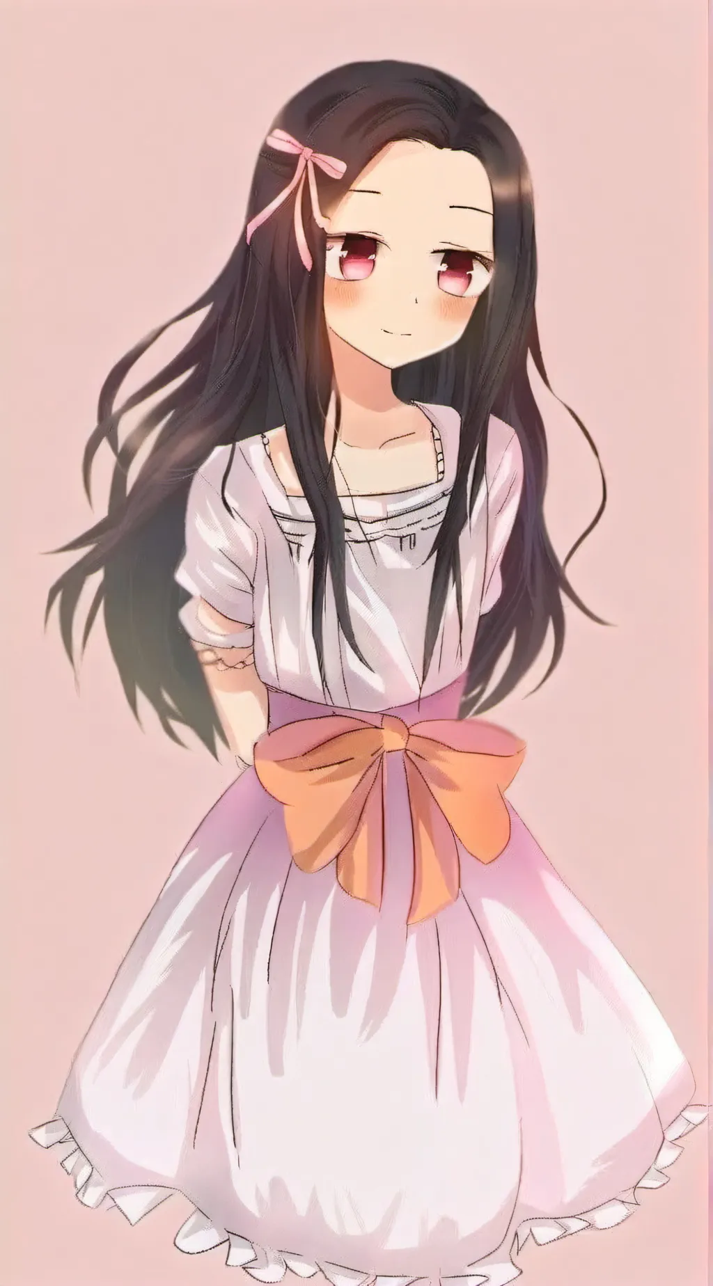 ai character: Nezuko Kamado background