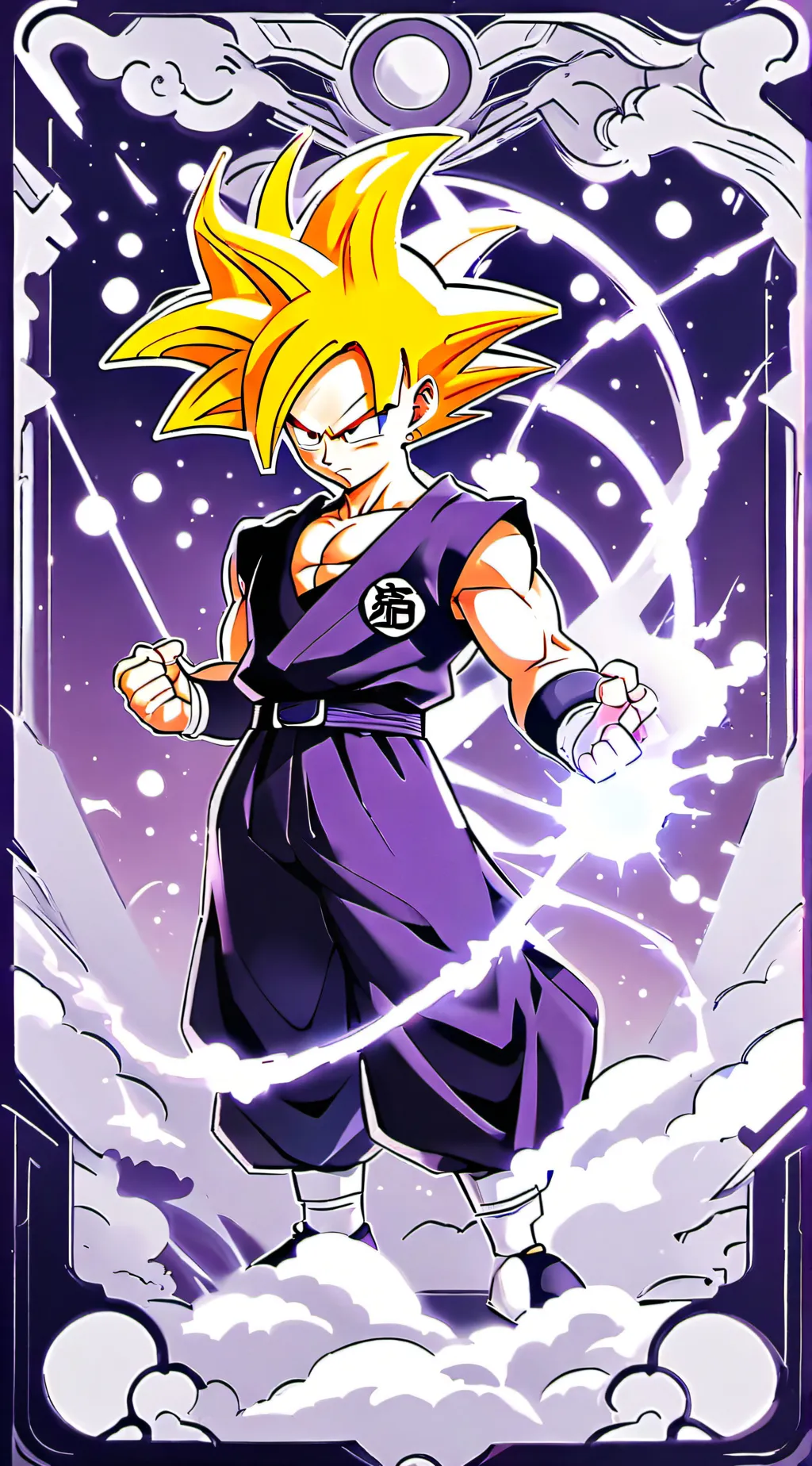 ai character: gohan kid background