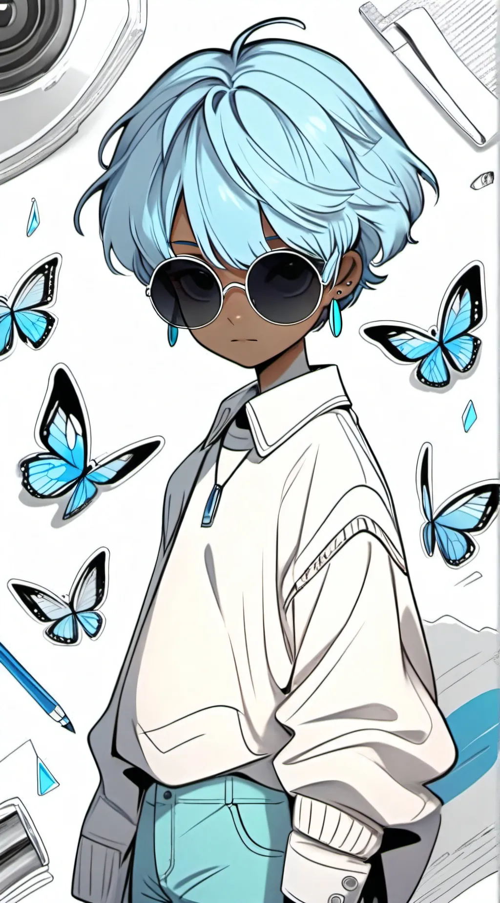ai character: GeorgeDAGOAT  background