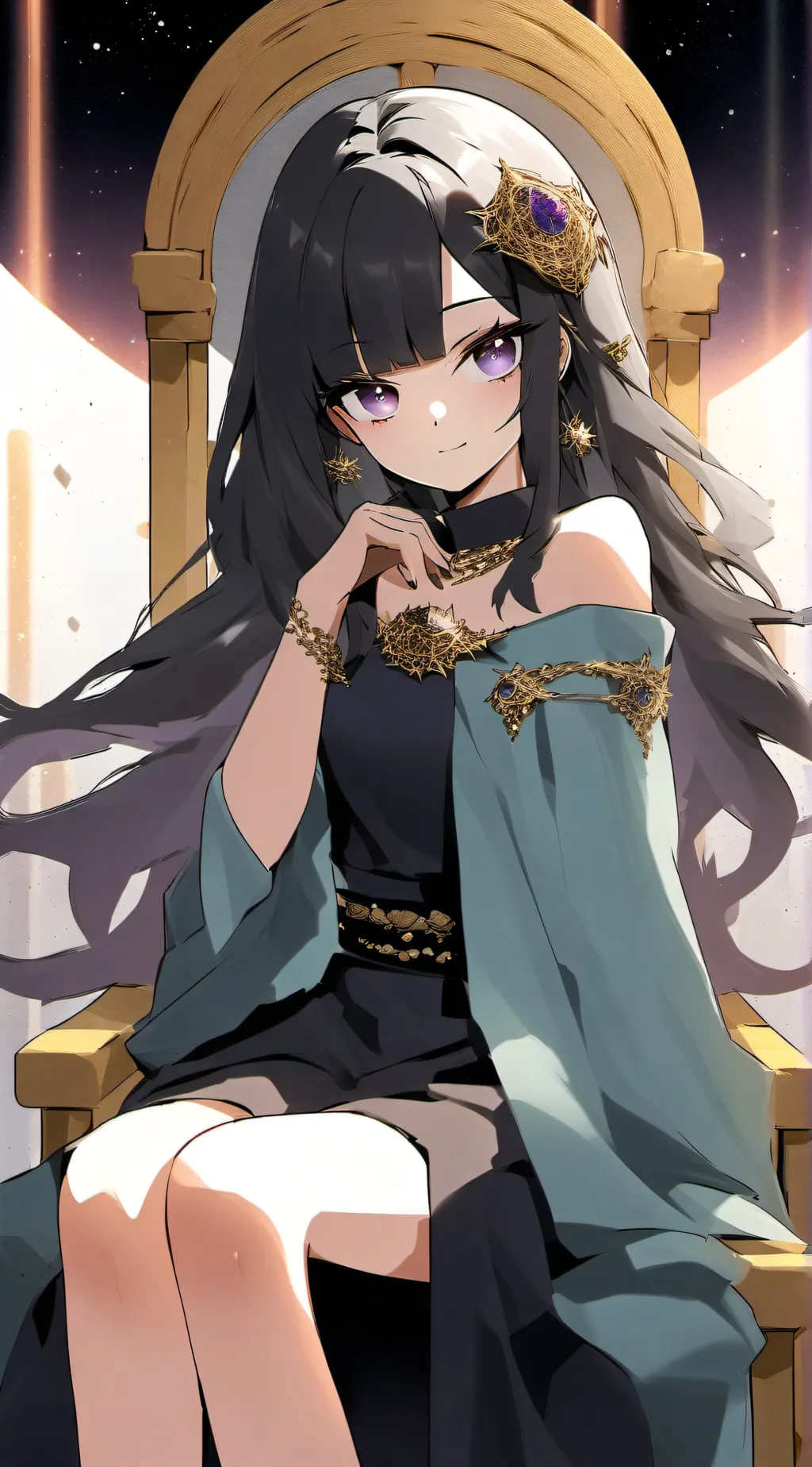 ai character: Galaxa background